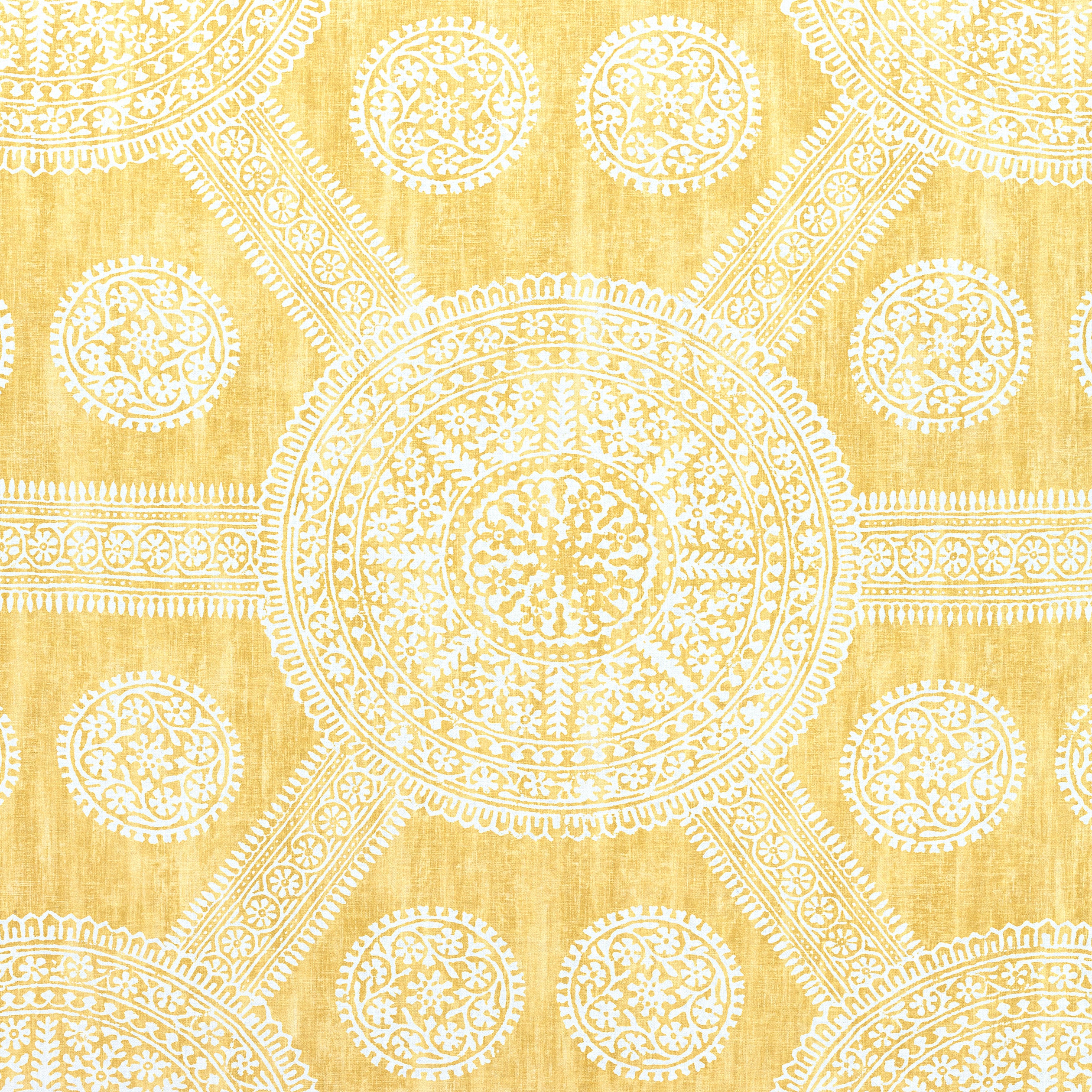 Stonington fabric in yellow color - pattern number F910639 - by Thibaut in the Ceylon collection