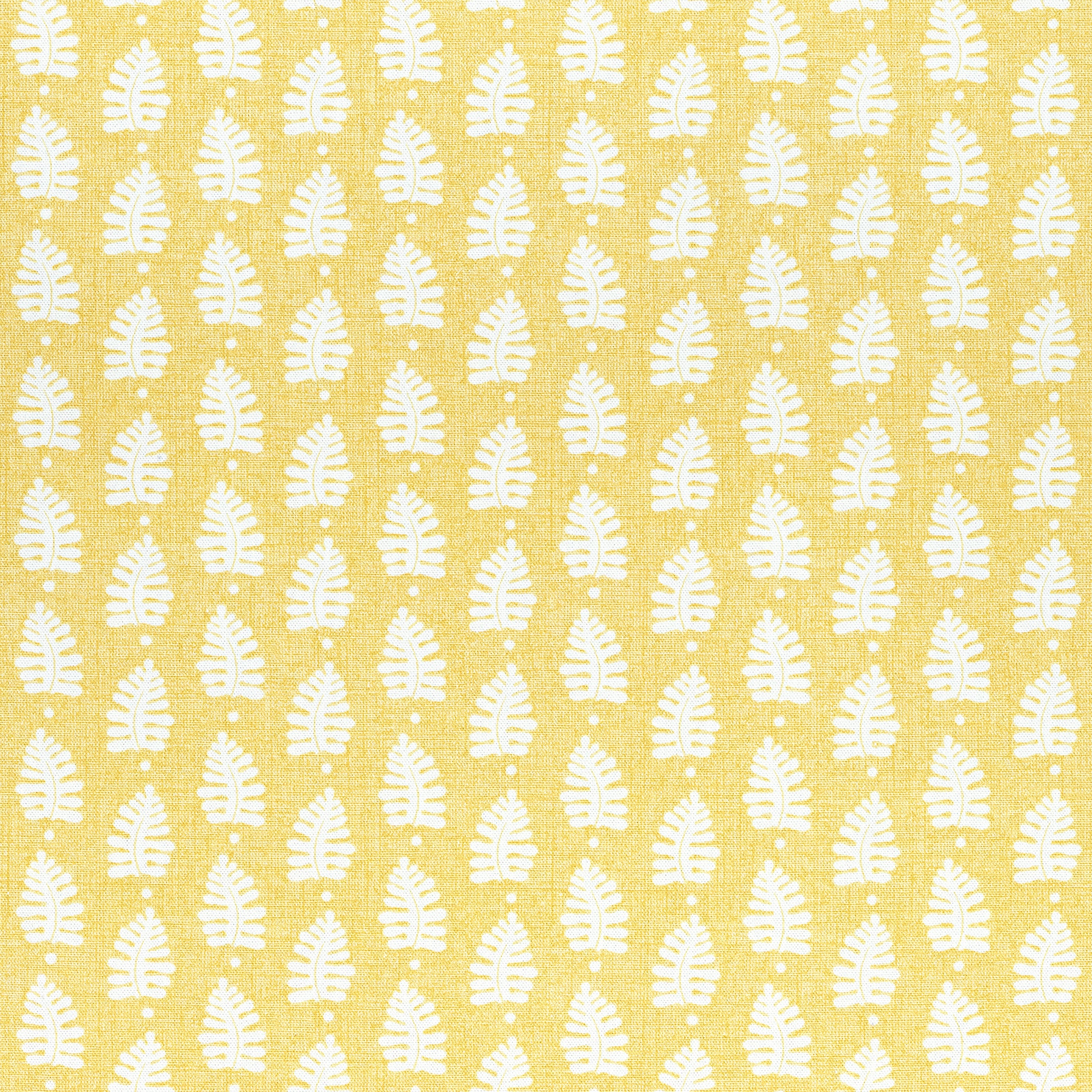 Ferndale fabric in yellow color - pattern number F910654 - by Thibaut in the Ceylon collection