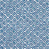 Indian Diamond fabric in blue and turquoise color - pattern number F910658 - by Thibaut in the Ceylon collection