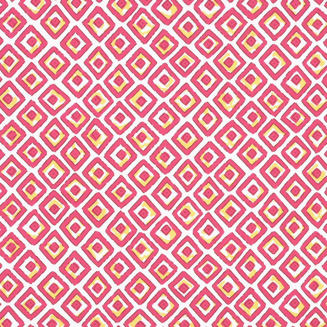 Indian Diamond fabric in pink color - pattern number F910663 - by Thibaut in the Ceylon collection