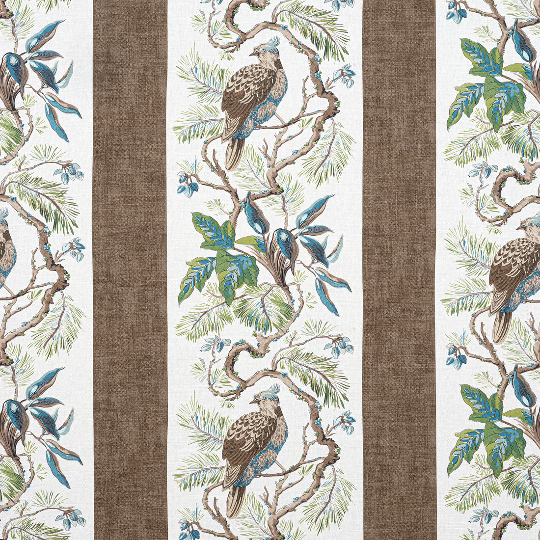 Williamson fabric in brown color - pattern number F910862 - by Thibaut in the Heritage collection