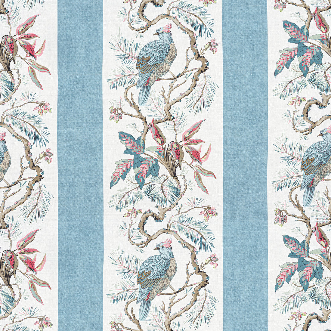Williamson fabric in spa blue color - pattern number F910863 - by Thibaut in the Heritage collection
