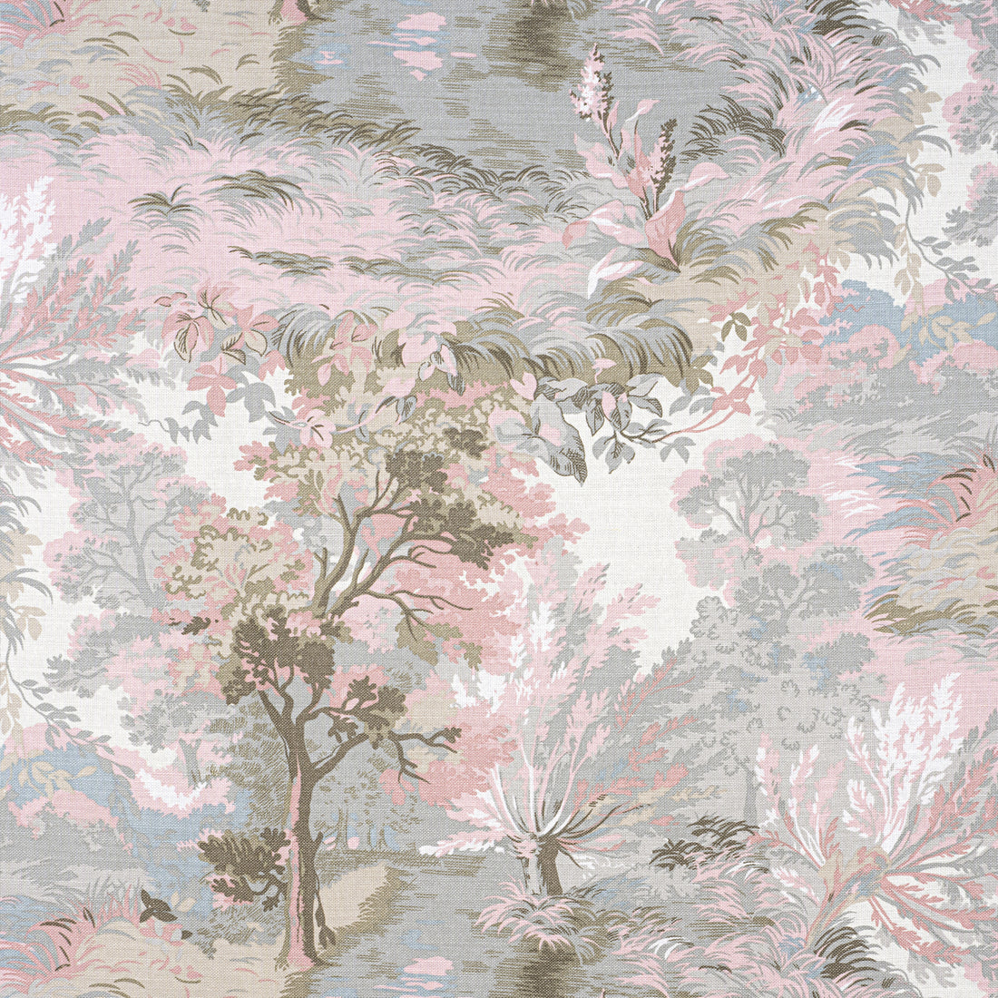 Lincoln Toile fabric in blush color - pattern number F910868 - by Thibaut in the Heritage collection