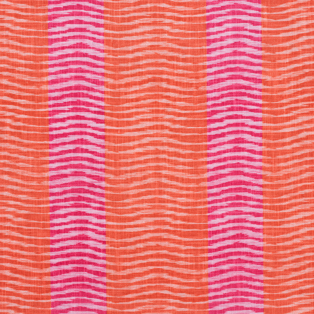 Wavelet fabric in pink and coral color - pattern number F913095 - by Thibaut in the Summer House collection
