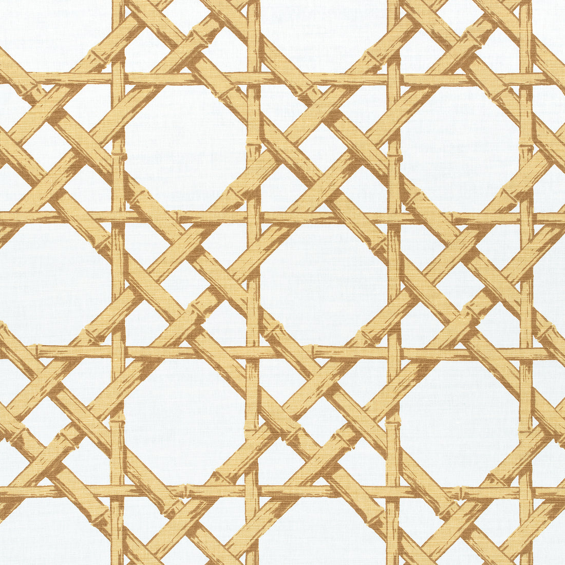 Cyrus Cane fabric in gold color - pattern number F913144 - by Thibaut in the Summer House collection