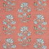 Lily Flower fabric in coral color - pattern number F913205 - by Thibaut in the Mesa collection
