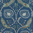 Lewis fabric in navy and teal color - pattern number F913217 - by Thibaut in the Mesa collection