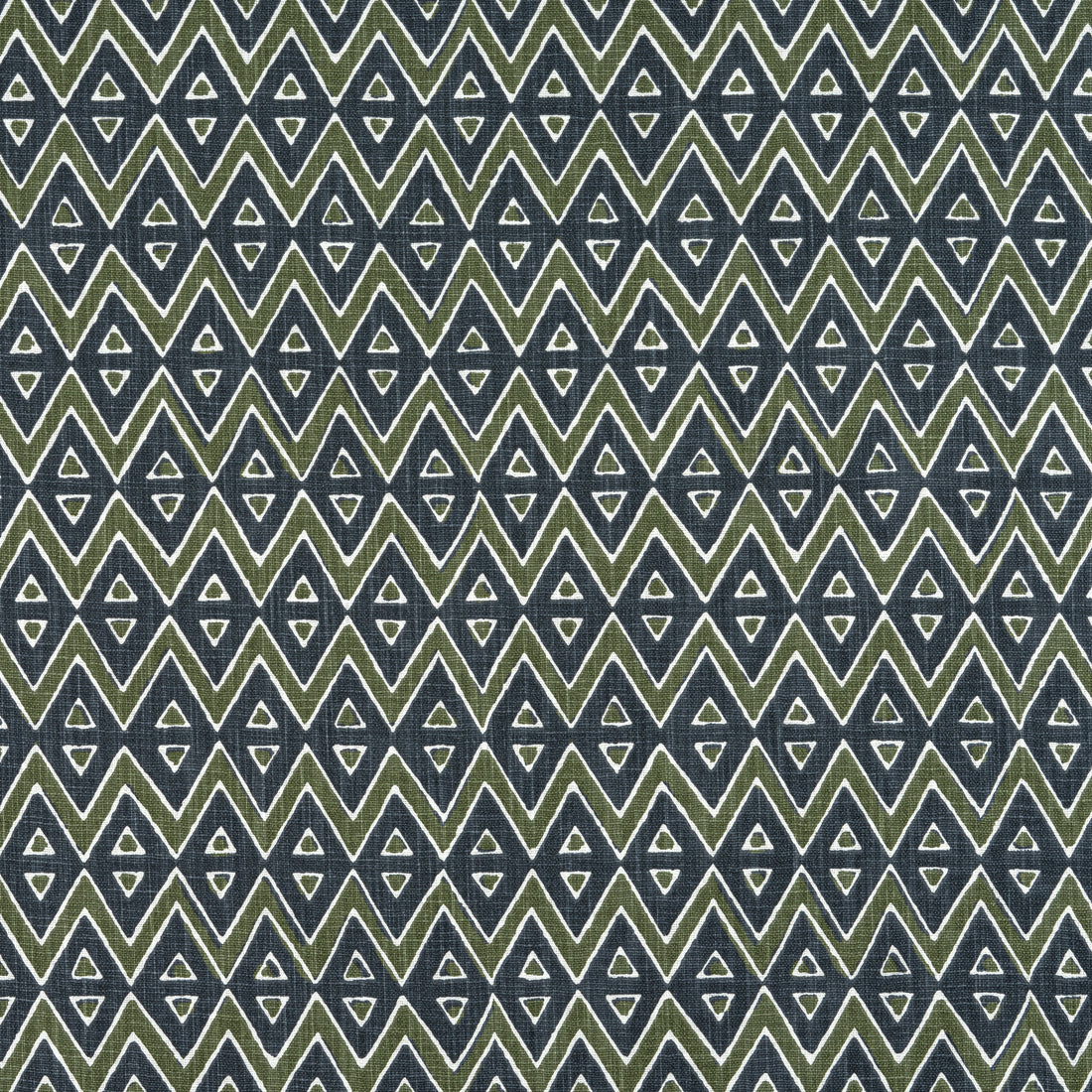 Tiburon fabric in green and bluestone color - pattern number F913235 - by Thibaut in the Mesa collection