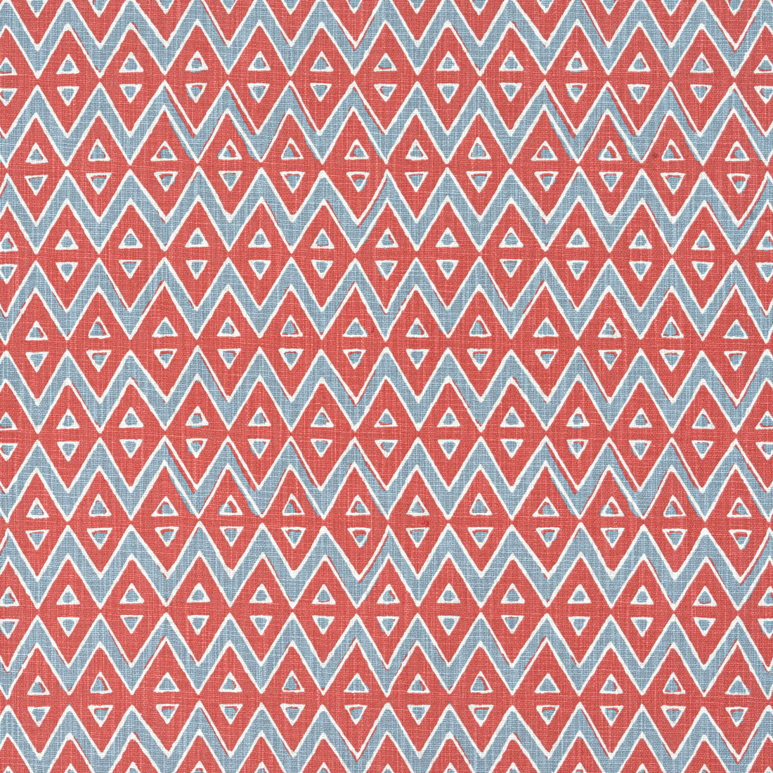 Tiburon fabric in coral color - pattern number F913238 - by Thibaut in the Mesa collection