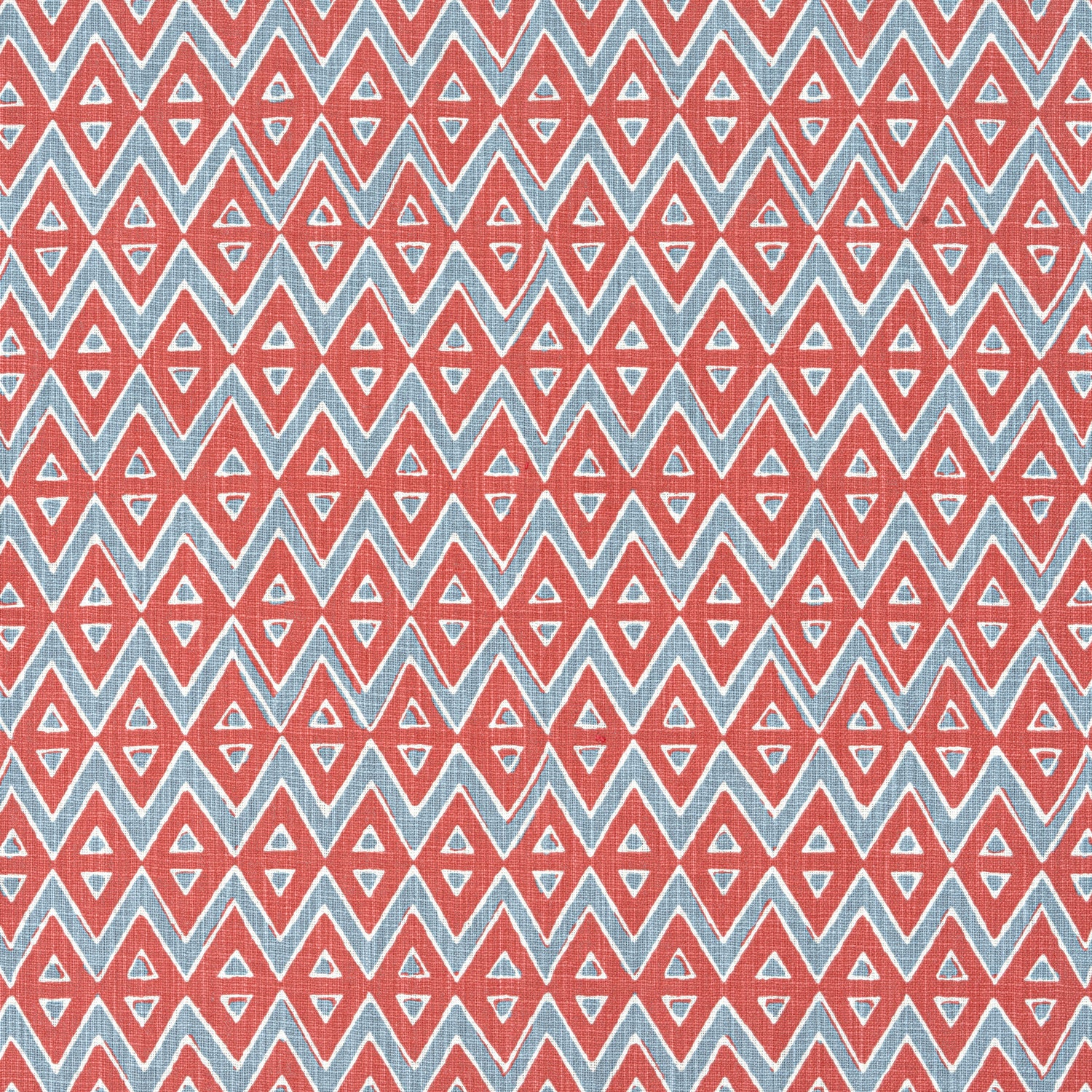 Tiburon fabric in coral color - pattern number F913238 - by Thibaut in the Mesa collection