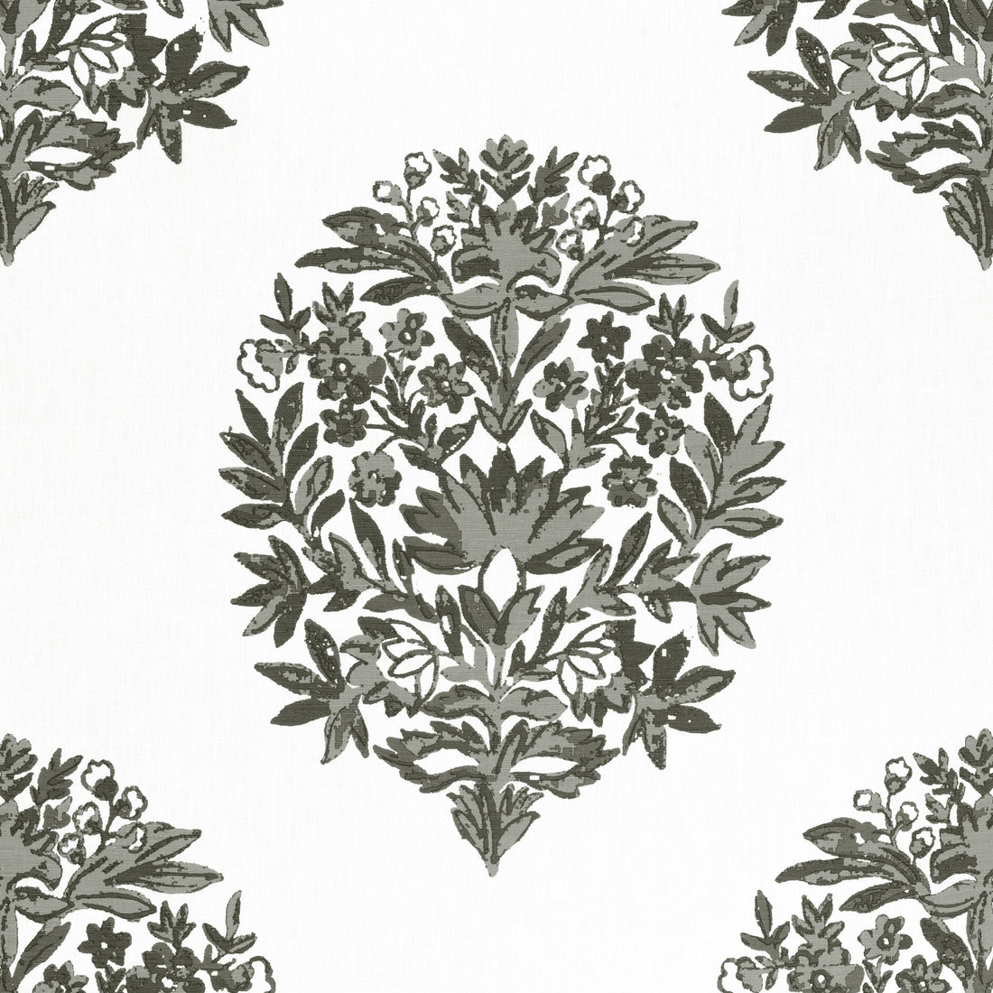 Ridgefield fabric in grey color - pattern number F914324 - by Thibaut in the Canopy collection