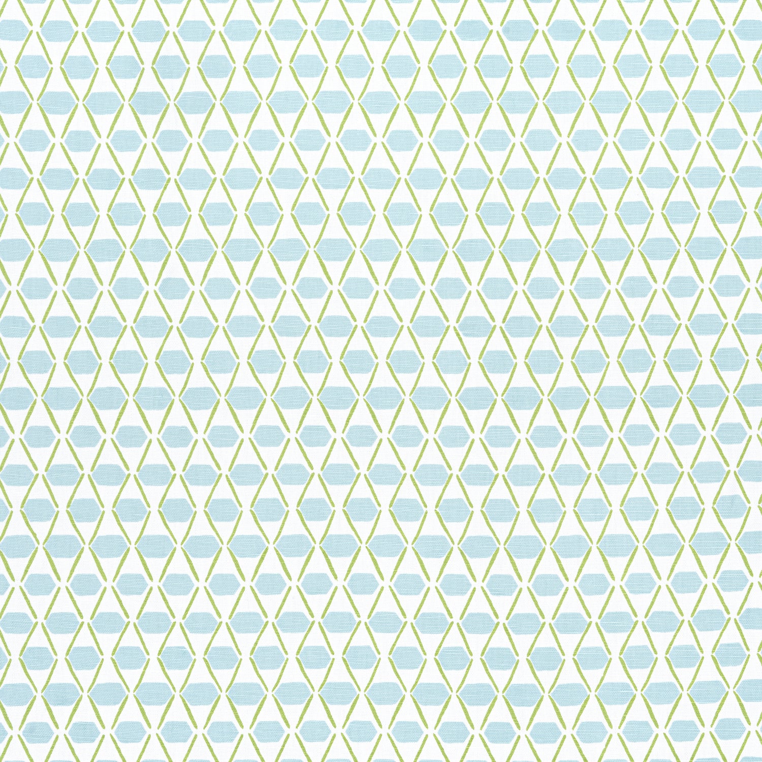 Denver fabric in spa blue and green color - pattern number F914328 - by Thibaut in the Canopy collection