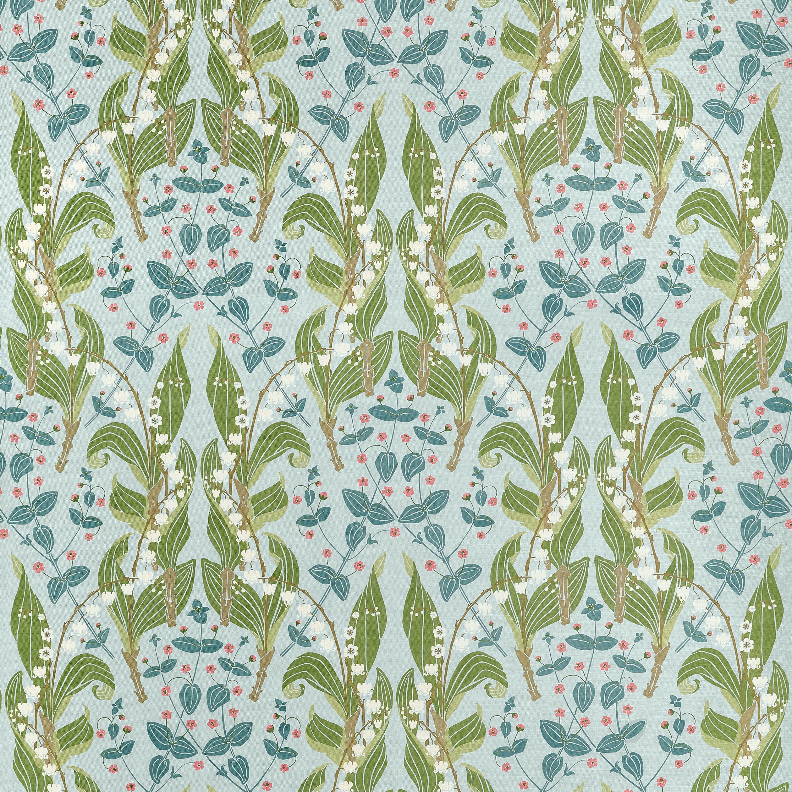 Harbor Springs fabric in Spa Blue color - pattern number F914618 - by Thibaut in the Fairhaven collection