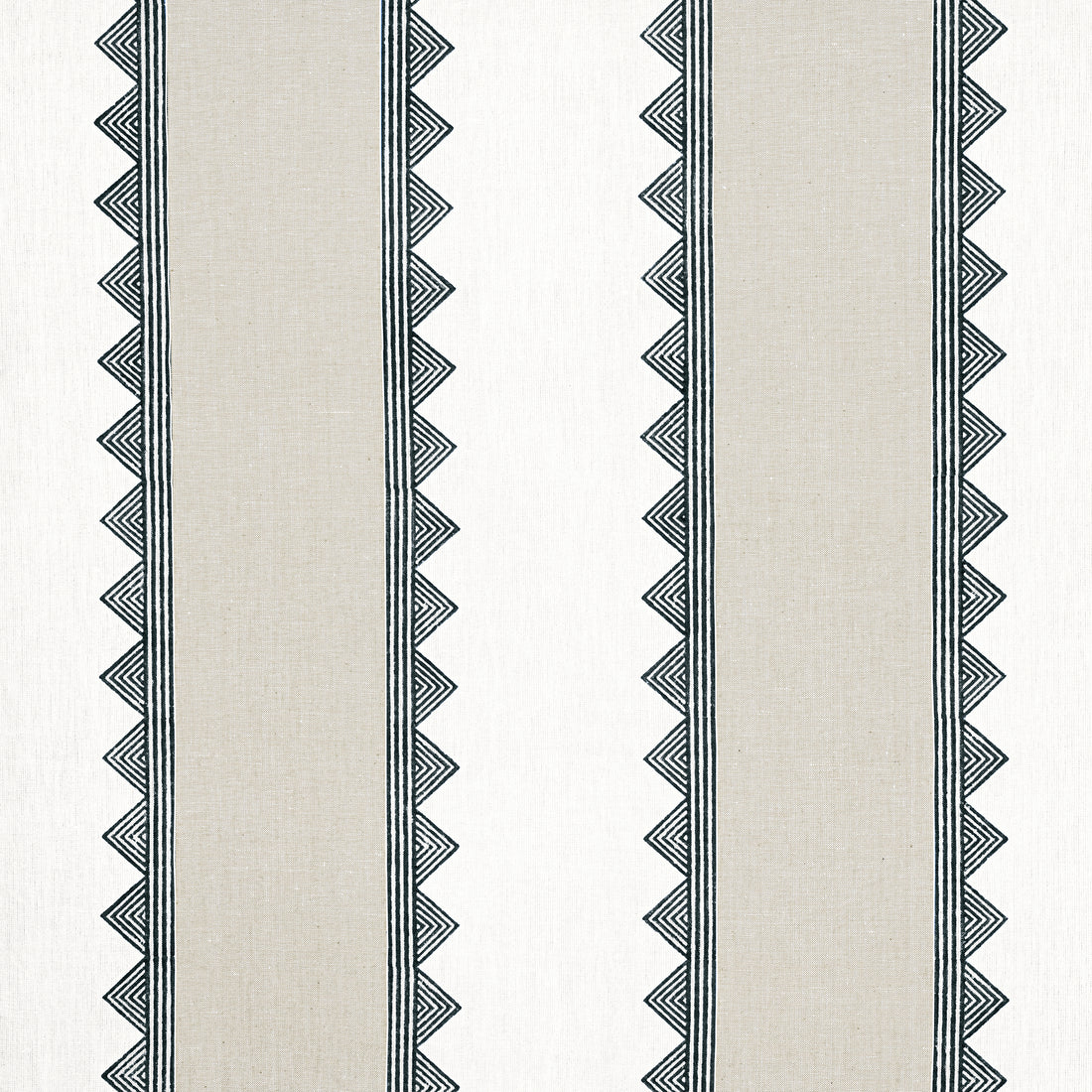 Kismet Stripe fabric in black color - pattern number F916232 - by Thibaut in the Kismet collection