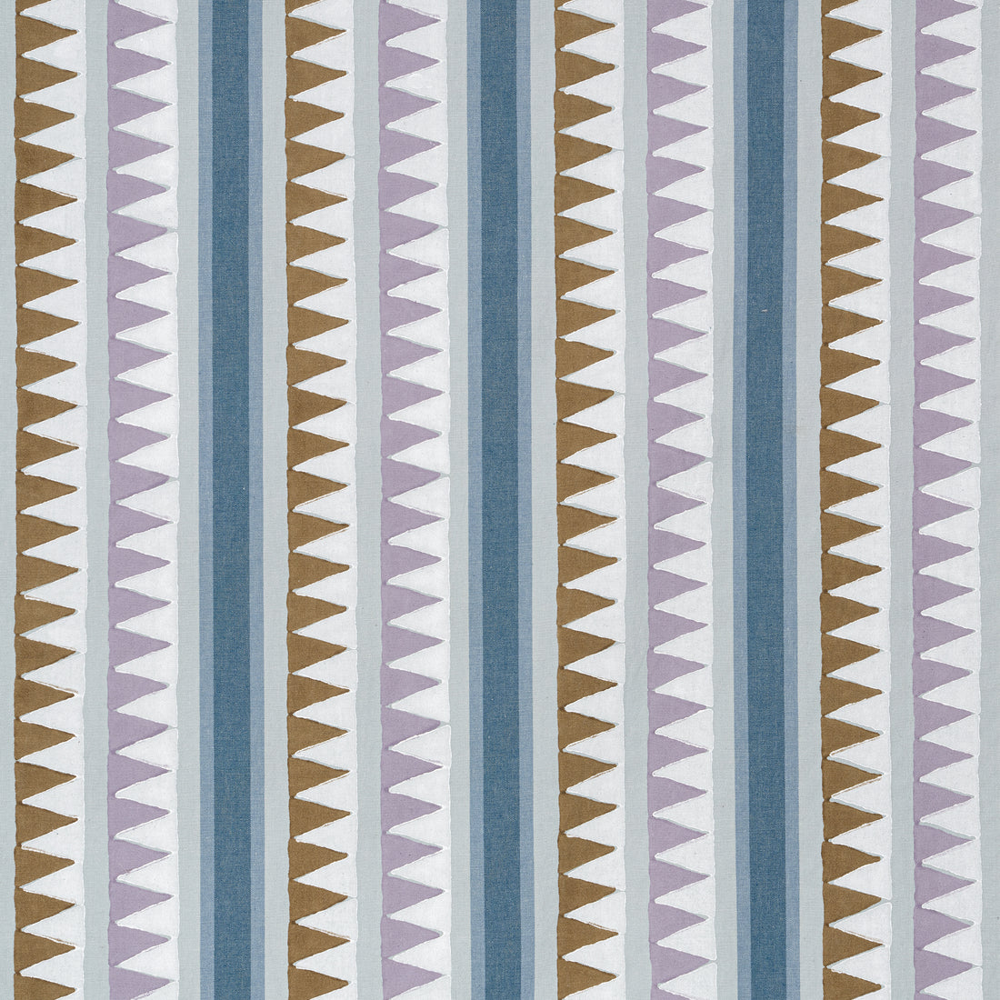 Lomita Stripe fabric in lavender and blue color - pattern number F916238 - by Thibaut in the Kismet collection
