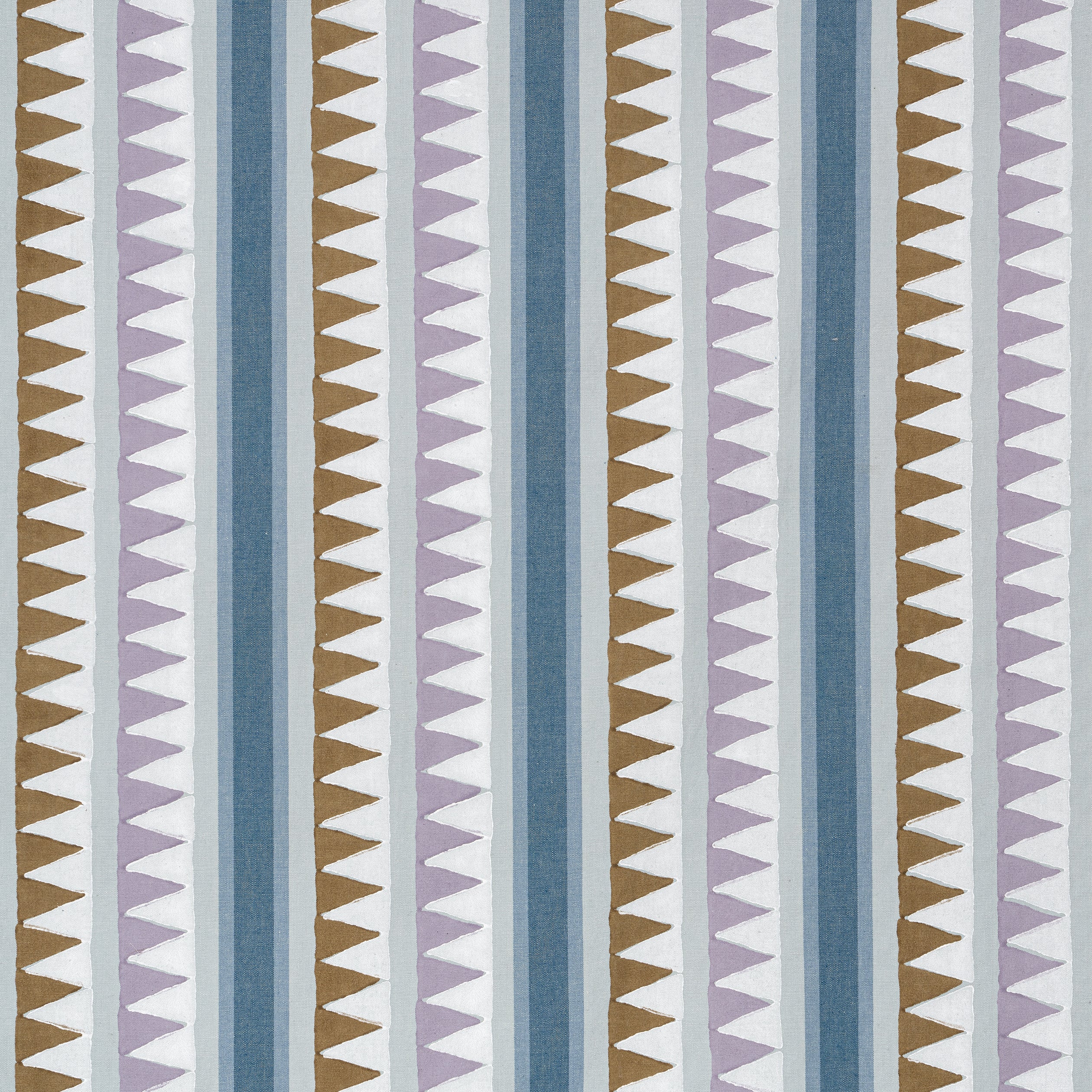 Lomita Stripe fabric in lavender and blue color - pattern number F916238 - by Thibaut in the Kismet collection