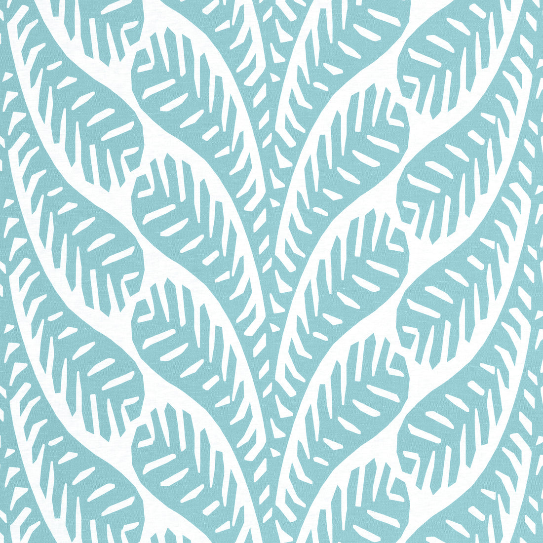 Ginger fabric in spa blue color - pattern number F920829 - by Thibaut in the Eden collection