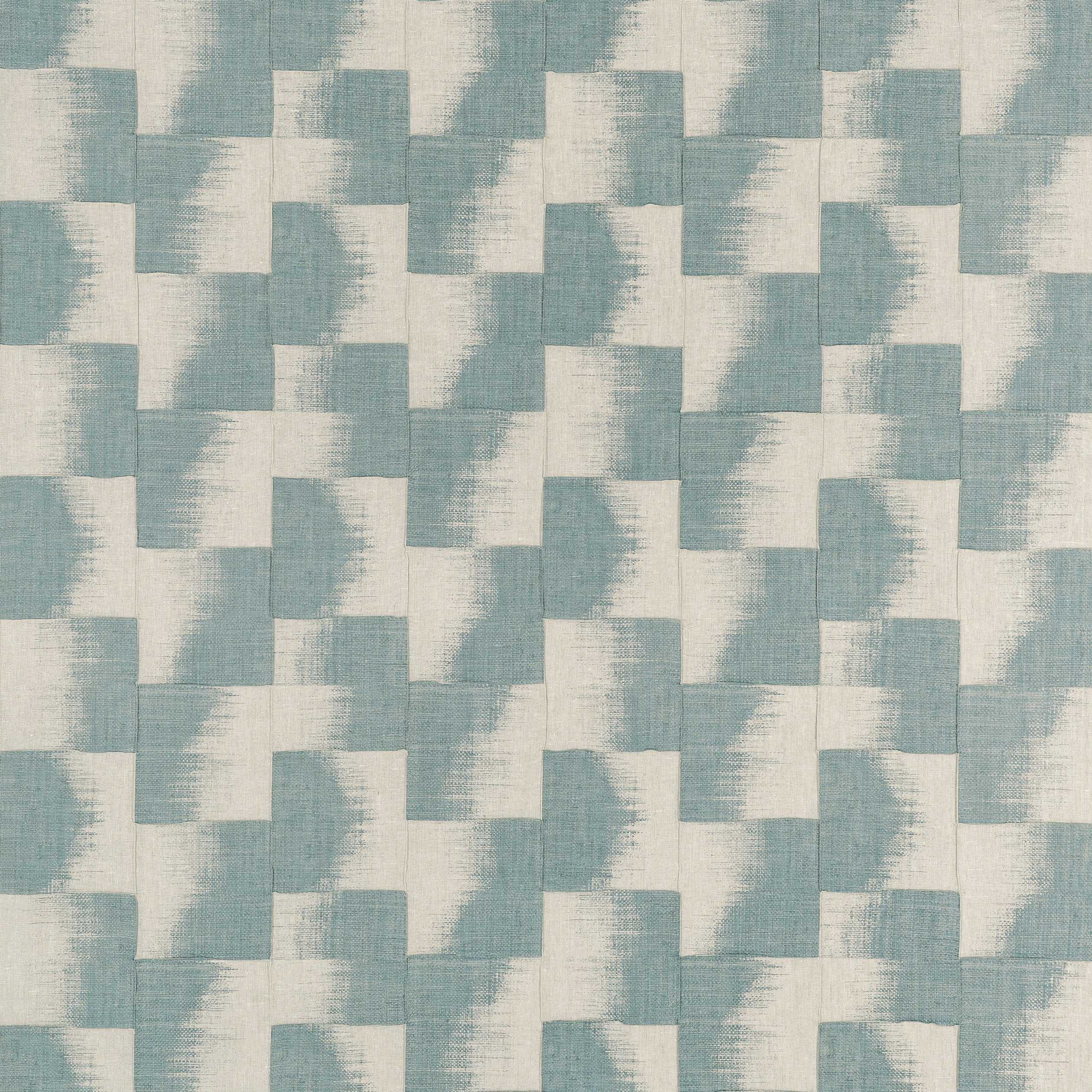 Raffia Squares fabric in mineral color - pattern number F924429 - by Thibaut in the Yutori collection