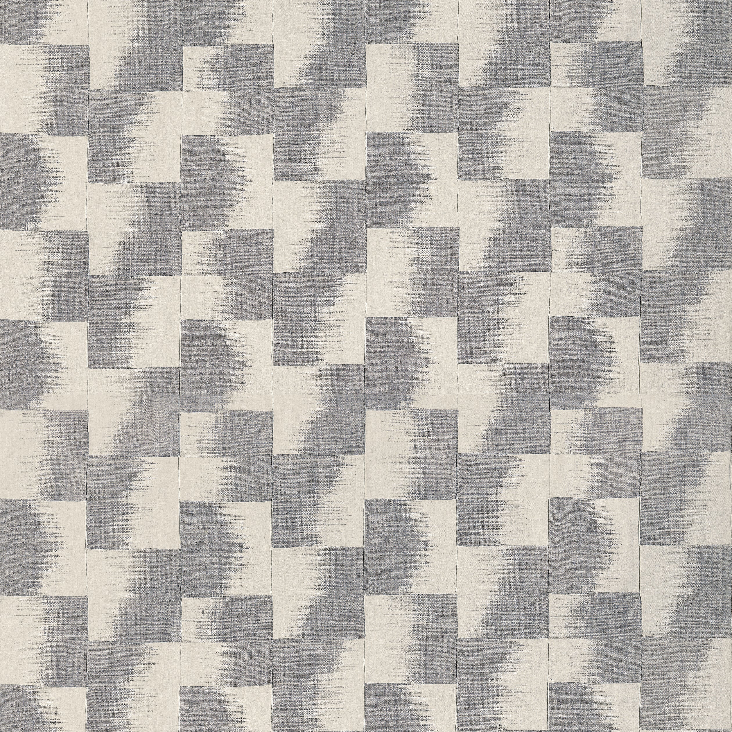 Raffia Squares fabric in graphite color - pattern number F924430 - by Thibaut in the Yutori collection