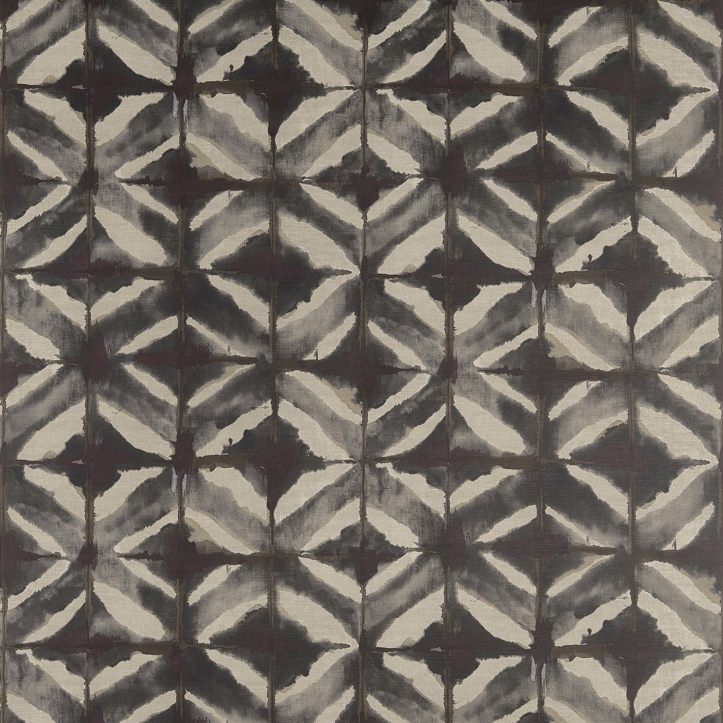 Water Blocks fabric in black color - pattern number F924446 - by Thibaut in the Yutori collection