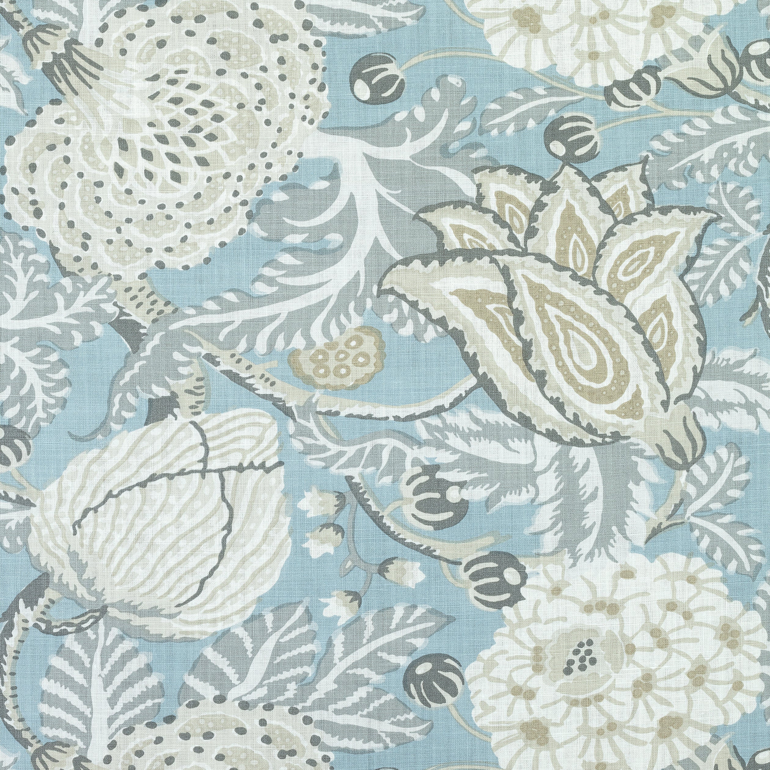 Mitford fabric in aqua color - pattern number F92948 - by Thibaut in the Paramount collection