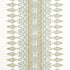 Akola Stripe fabric in seaglass and gold color - pattern number F936408 - by Thibaut in the Indienne collection