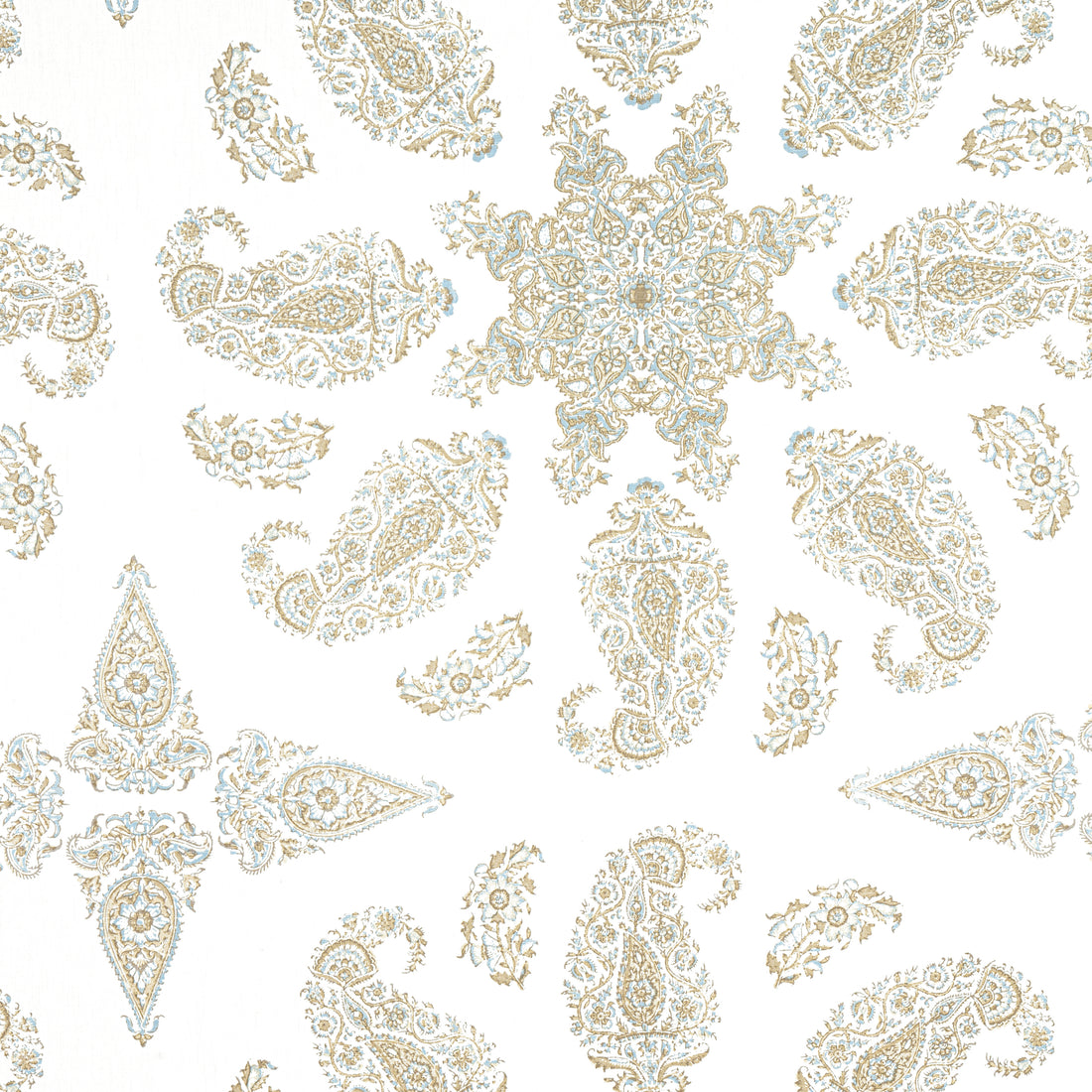 East India fabric in beige color - pattern number F936427 - by Thibaut in the Indienne collection