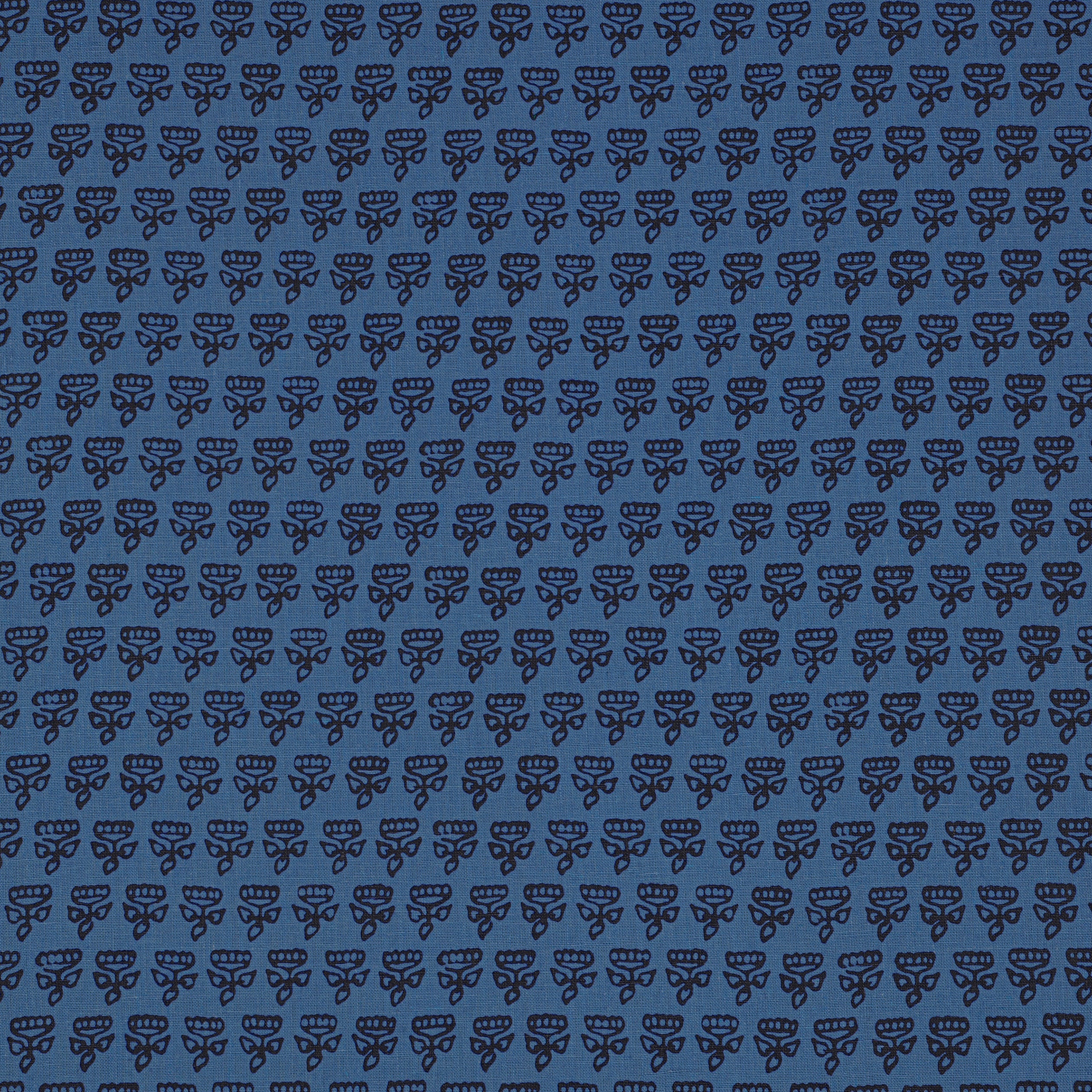 Mimi fabric in navy color - pattern number F936445 - by Thibaut in the Indienne collection