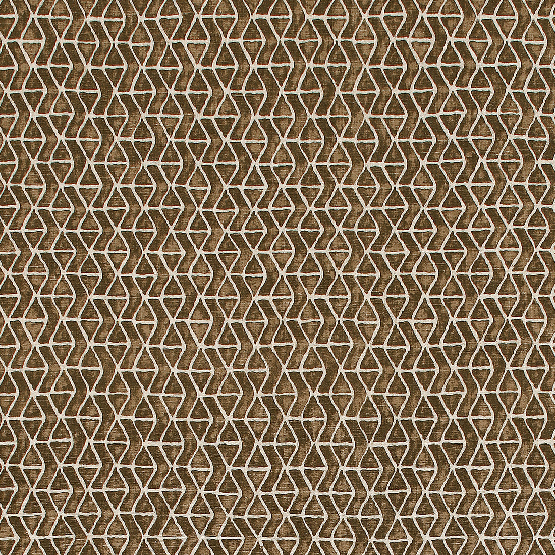 Stony Brook fabric in brown color - pattern number F942005 - by Thibaut in the Sojourn collection