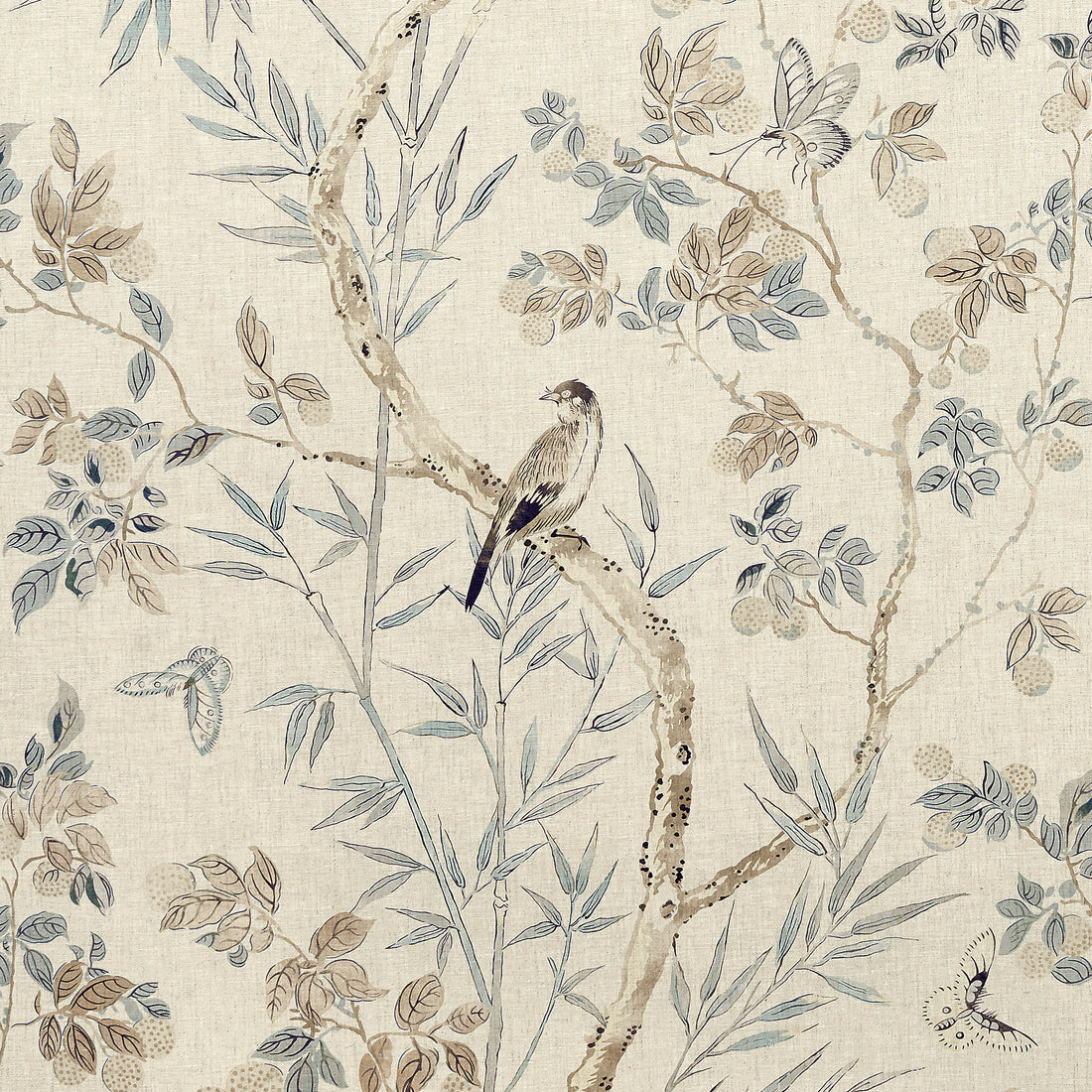 Claire fabric in neutral color - pattern number F942012 - by Thibaut in the Sojourn collection