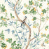 Claire fabric in yellow and navy color - pattern number F942013 - by Thibaut in the Sojourn collection