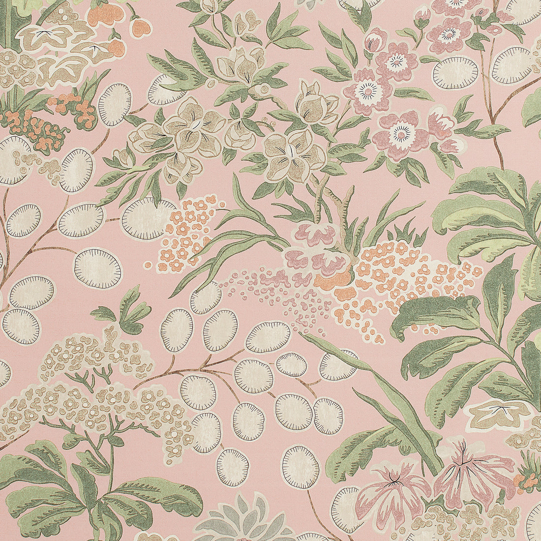 Meadow fabric in blush color - pattern number F942036 - by Thibaut in the Sojourn collection