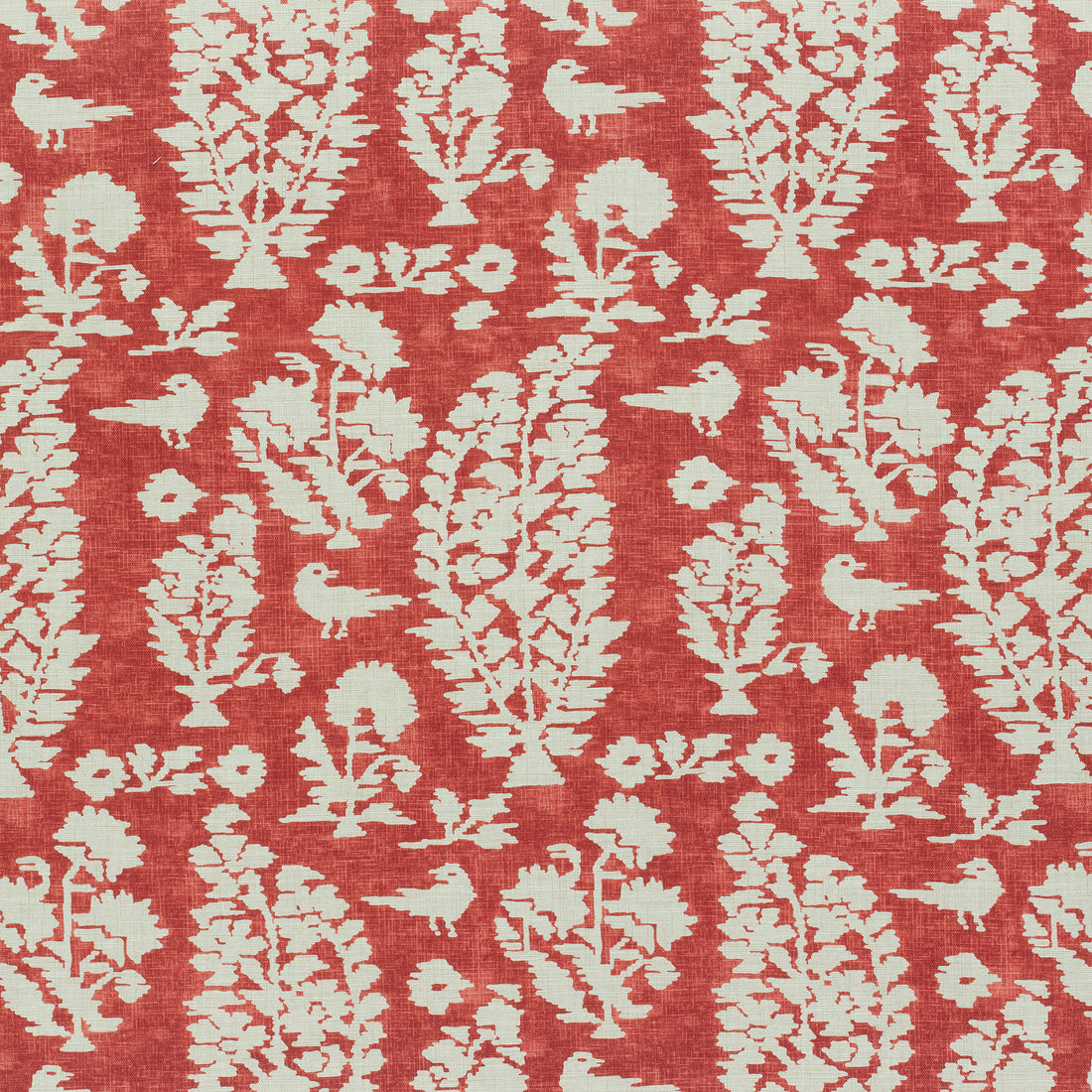 Allaire fabric in red color - pattern number F972599 - by Thibaut in the Chestnut Hill collection
