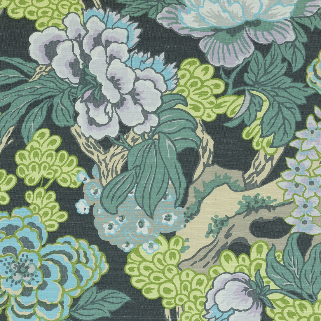 Honshu fabric in grey color - pattern number F975484 - by Thibaut in the Dynasty collection