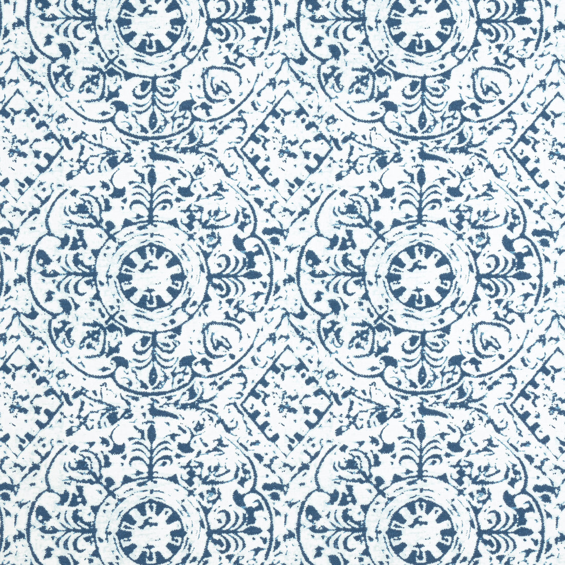 Havana fabric in navy color - pattern number F981312 - by Thibaut in the Montecito collection