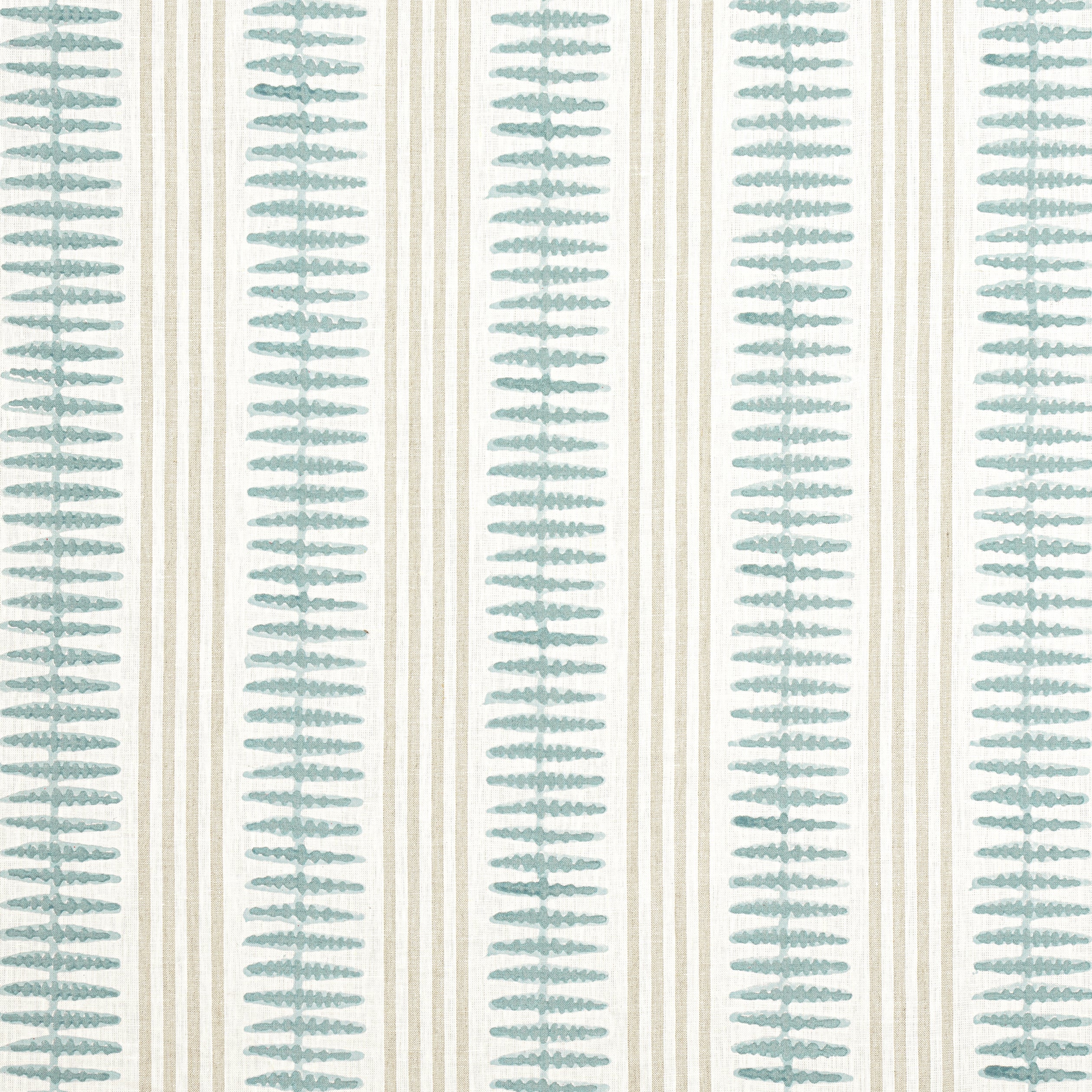 Indo Stripe fabric in seaglass color - pattern number F981315 - by Thibaut in the Montecito collection