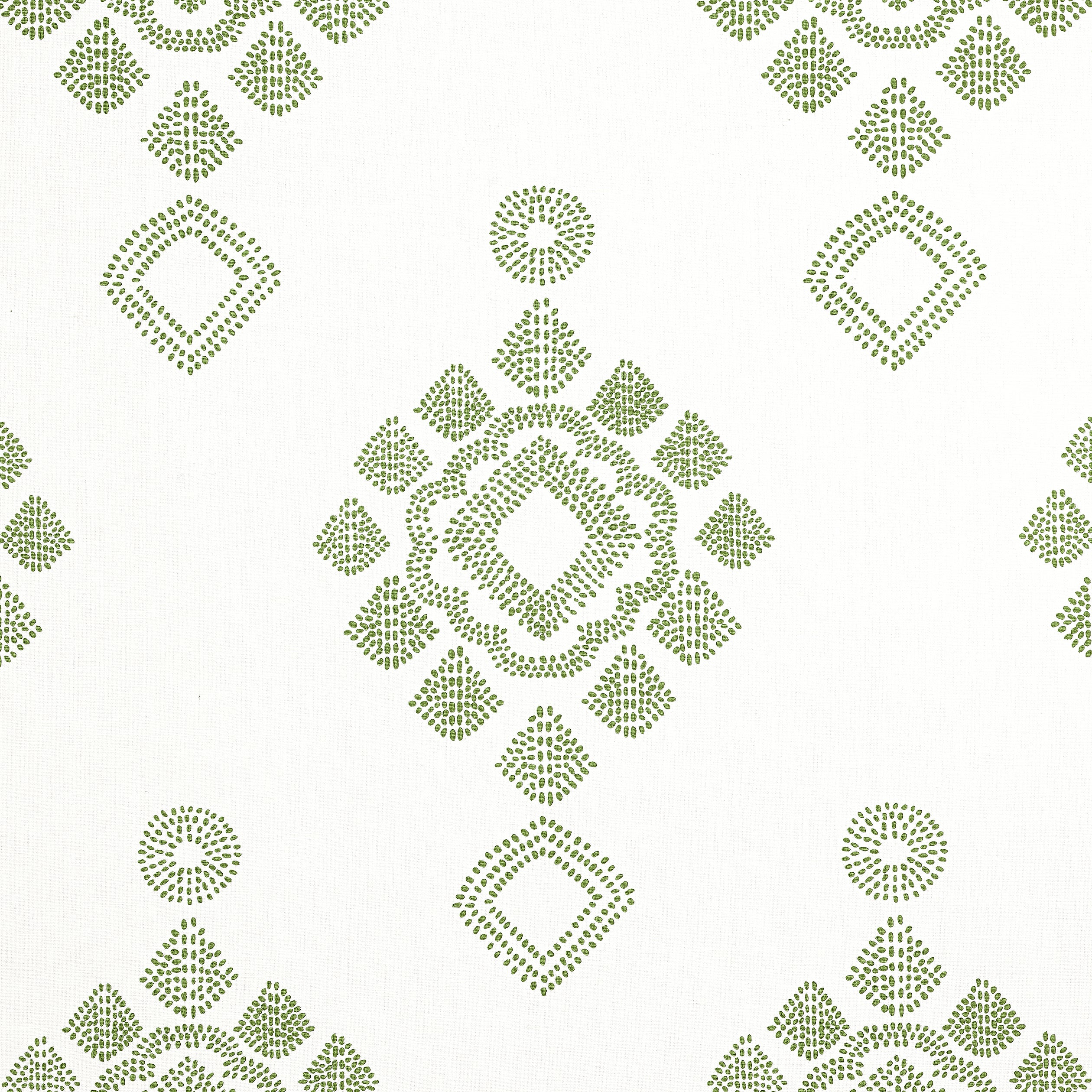 Province Medallion fabric in spruce color - pattern number F981322 - by Thibaut in the Montecito collection
