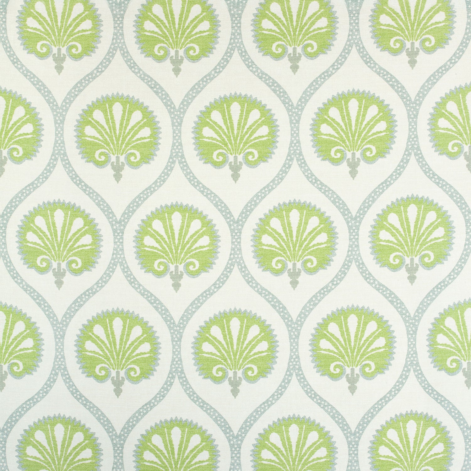 Kimberly fabric in green color - pattern number F985015 - by Thibaut in the Greenwood collection