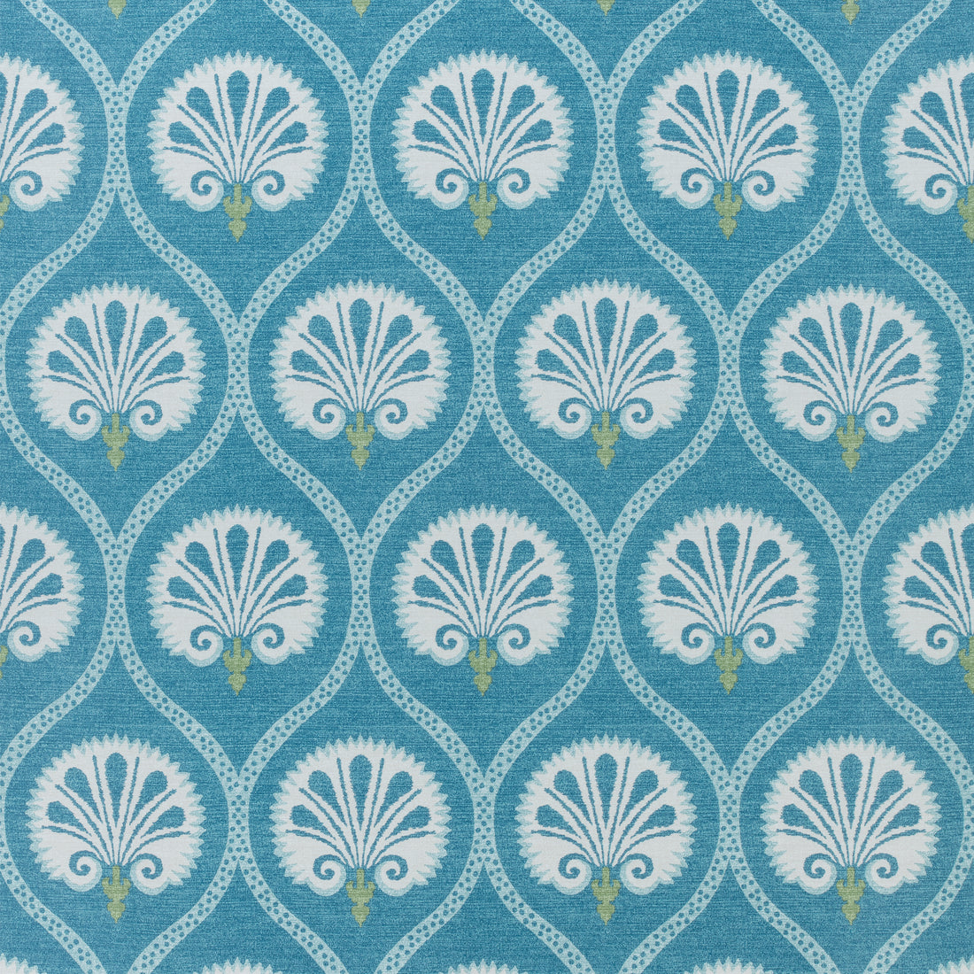 Kimberly fabric in teal color - pattern number F985020 - by Thibaut in the Greenwood collection