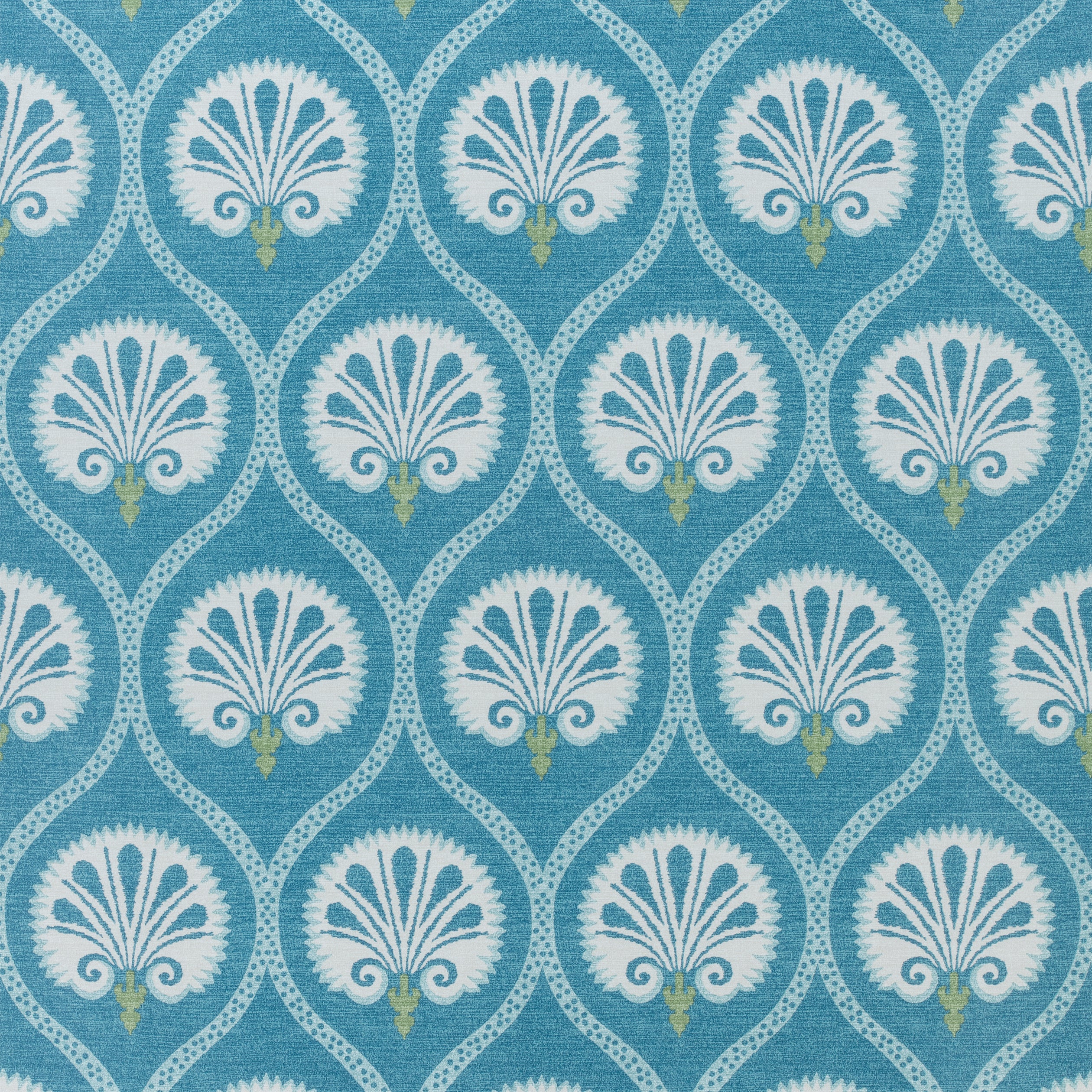 Kimberly fabric in teal color - pattern number F985020 - by Thibaut in the Greenwood collection
