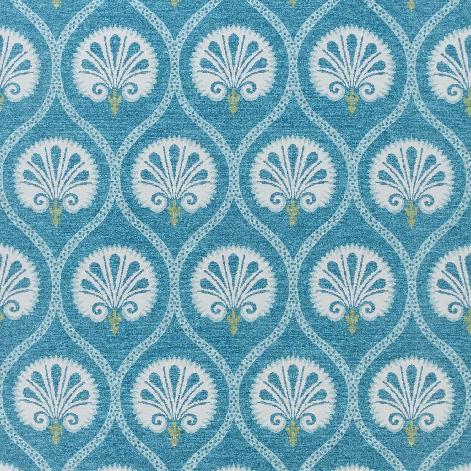 Kimberly fabric in teal color - pattern number F985020 - by Thibaut in the Greenwood collection