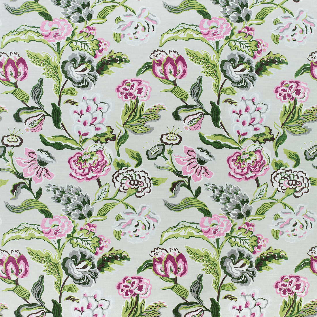 Navesink fabric in grey and pink color - pattern number F985034 - by Thibaut in the Greenwood collection