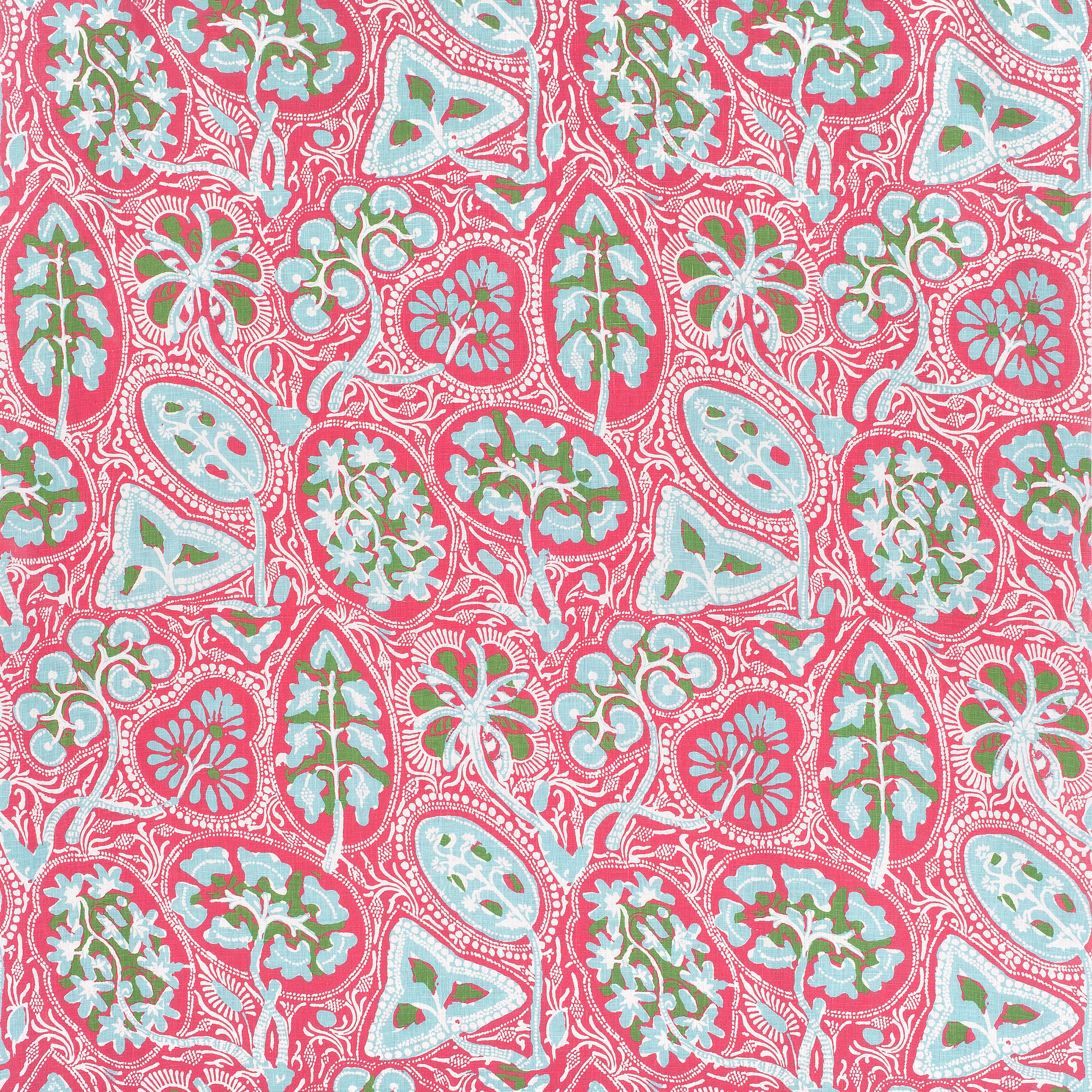 Cochin fabric in pink color - pattern number F988719 - by Thibaut in the Trade Routes collection