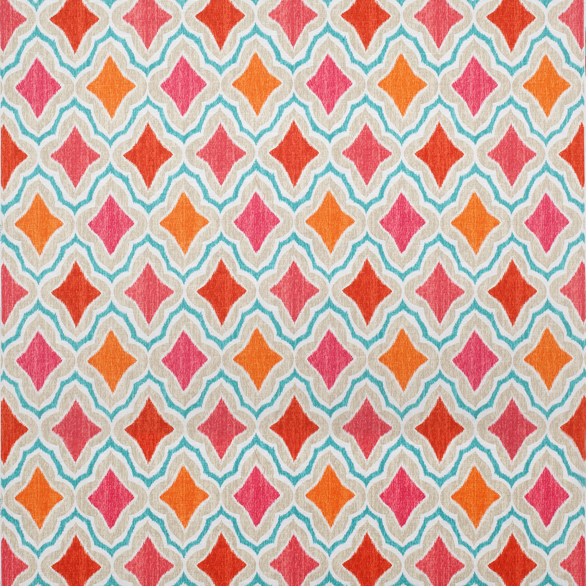 Cruising fabric in orange and pink color - pattern number F988741 - by Thibaut in the Trade Routes collection
