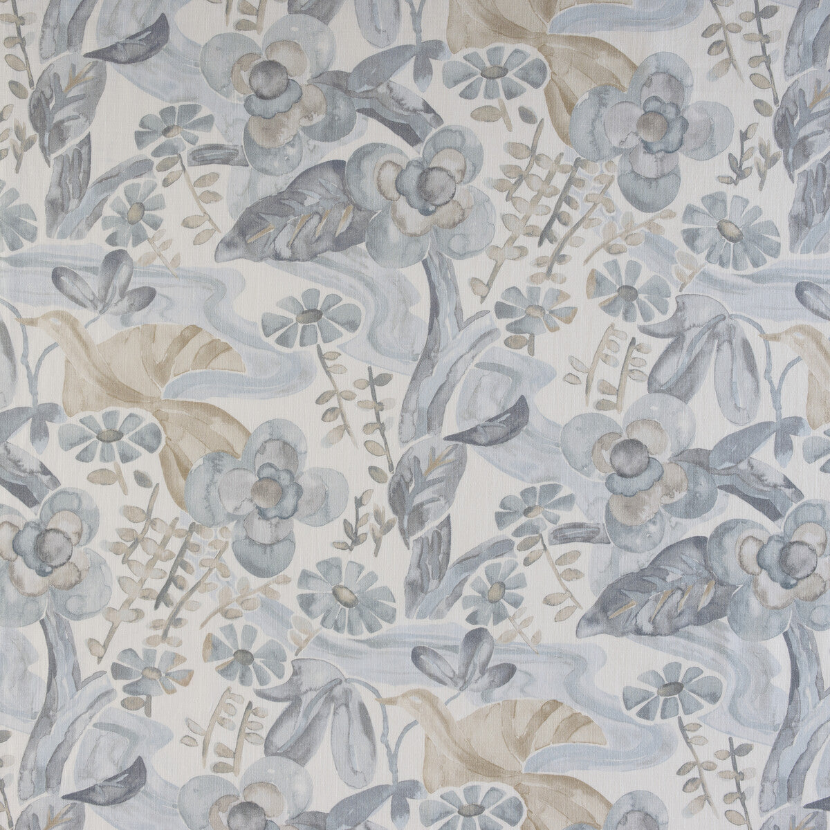 Faerie fabric in cloud color - pattern FAERIE.516.0 - by Kravet Design in the Barbara Barry Home Midsummer collection