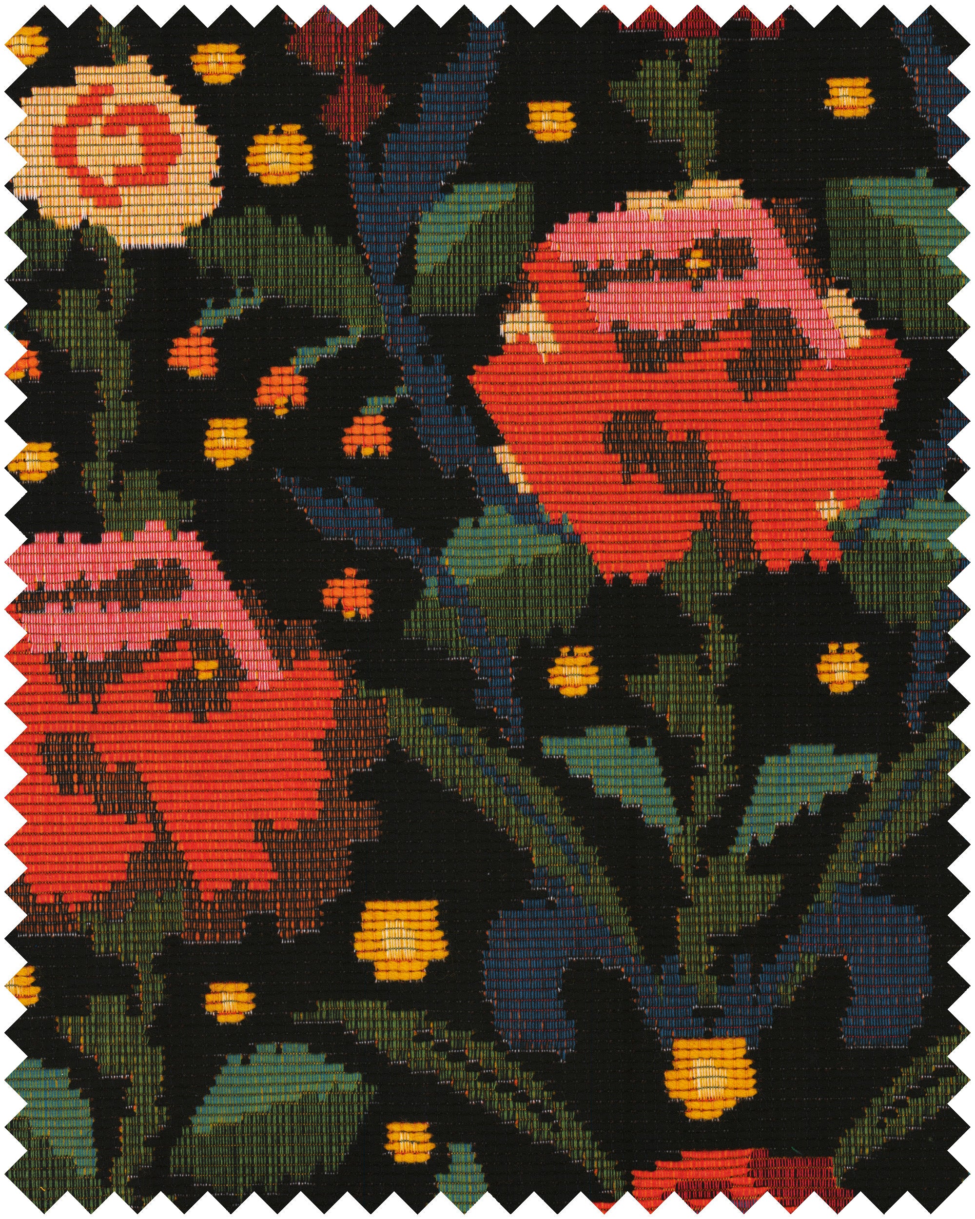 Claudine fabric in multicolour color - pattern number FB00195 - by Mind The Gap in the Transylvanian Rhapsody collection