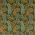 Peregrine Paisley Velvet fabric in emerald color - pattern FD2002.S16.0 - by Mulberry in the Mulberry Long Weekend collection