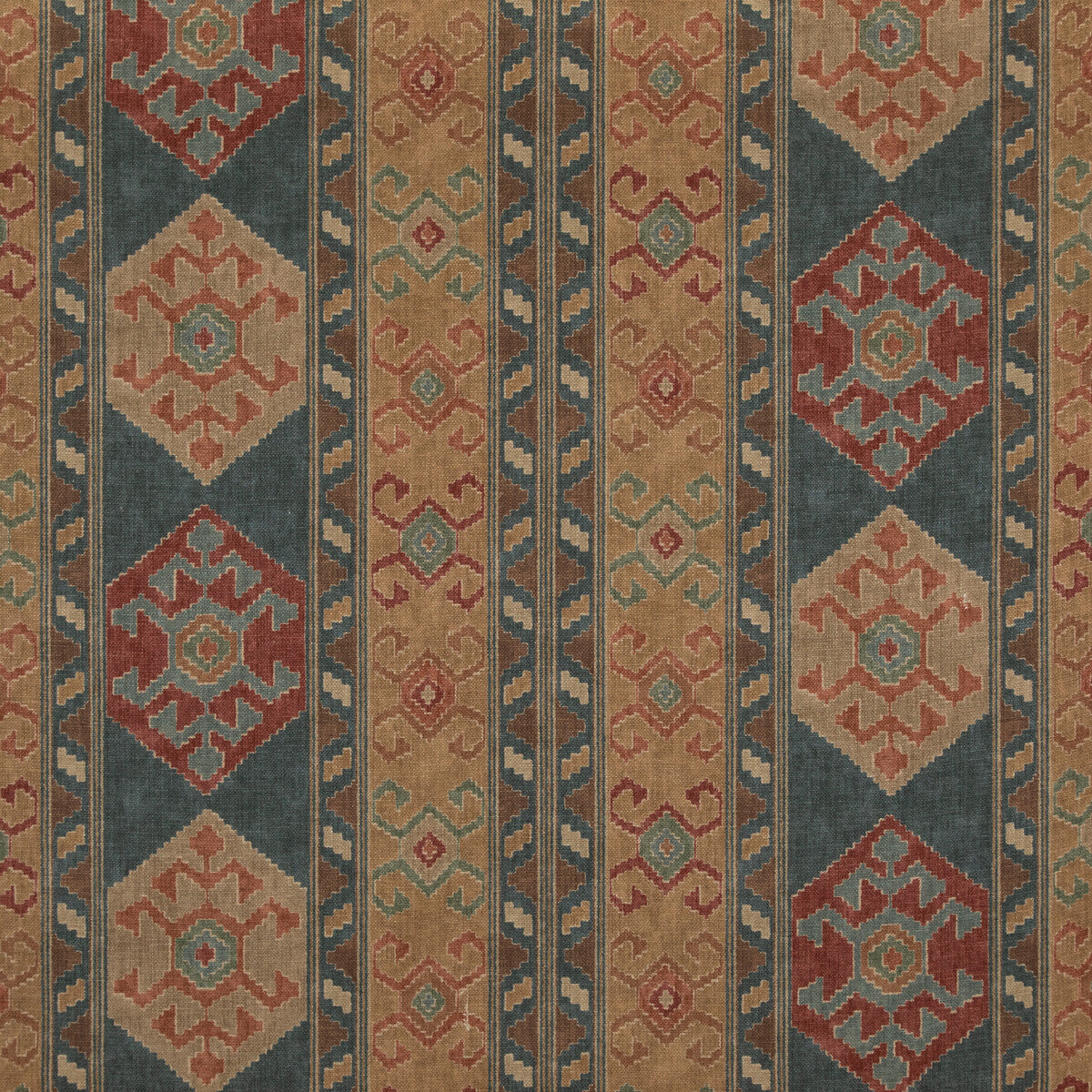 Nomad fabric in teal color - pattern FD2004.R11.0 - by Mulberry in the Mulberry Long Weekend collection