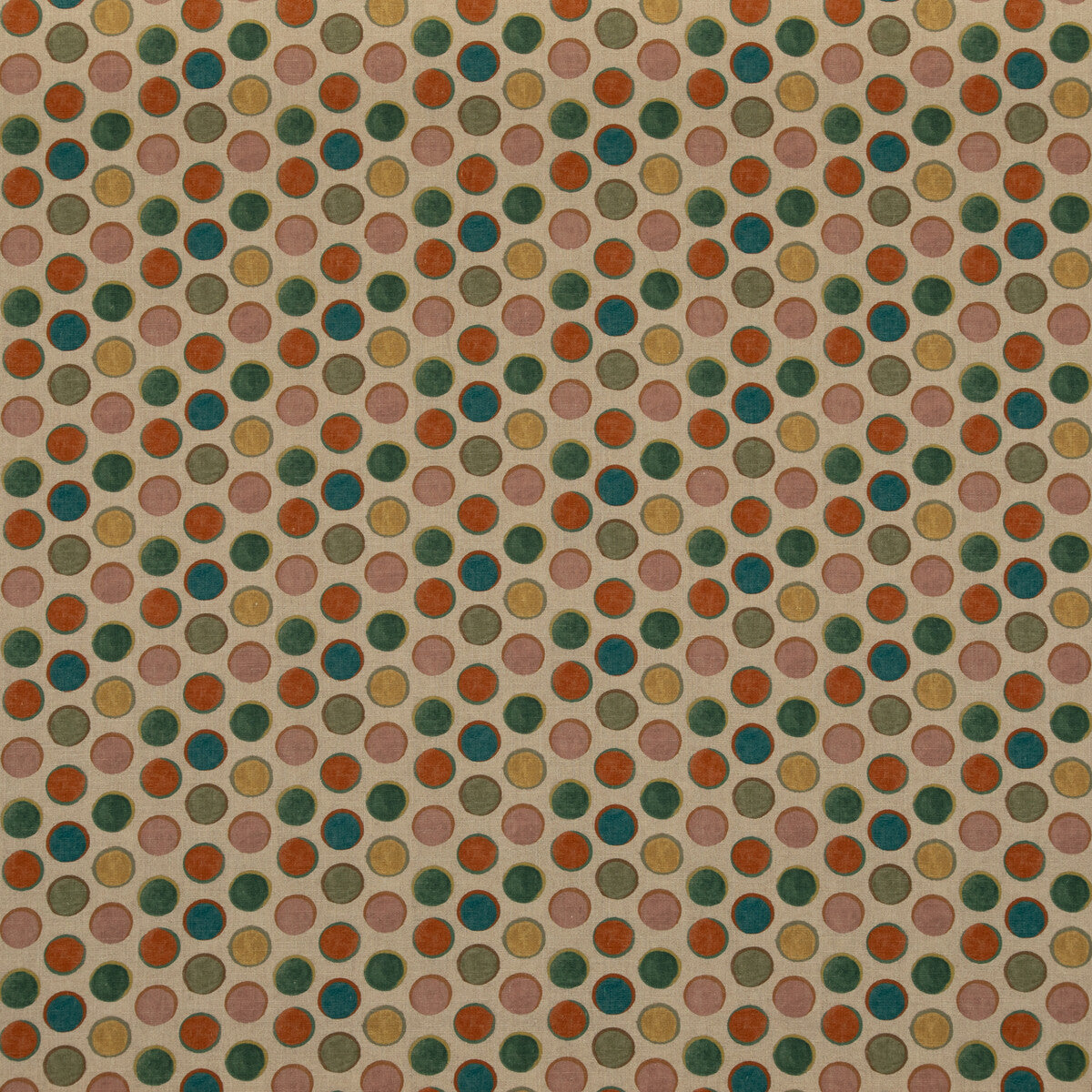 Croquet fabric in spice color - pattern FD2006.T30.0 - by Mulberry in the Mulberry Long Weekend collection