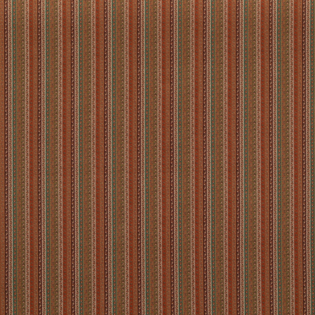 Wilde Stripe fabric in spice color - pattern FD2007.T30.0 - by Mulberry in the Mulberry Long Weekend collection